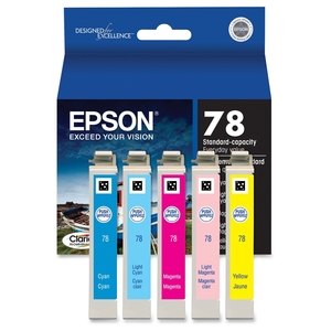 Epson Corporation T078920-S Ink Cartridge, 6/PK, Multi-Colour by Epson