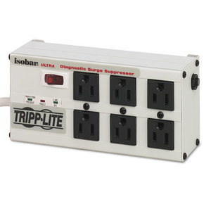 Tripp Lite ISOBAR6ULTRA ISOBAR6ULTRA Isobar Surge Suppressor Metal, 6 Outlets, 6 ft Cord, 3330 Joules by TRIPPLITE