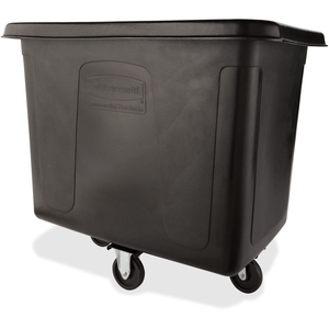 Newell Rubbermaid, Inc 4616 BLA Rectangular Cube Truck in Black by Rubbermaid