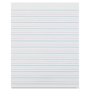 Zaner-Bloser, Inc ZP2413 Z-Bloser Sulphite Paper, Rld, Grade-3, 10-1/2"X8", 500Sh, We by Zaner-Bloser