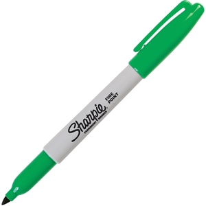 Sanford, L.P. 30034 Permanent Marker, Fine Point, Green by Sharpie