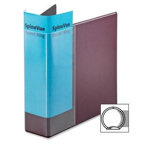 Tops Products 16958CB Vinyl SpineVue Ring Binder, 3" Capacity, 11"x8-1/2", Maroon by Cardinal