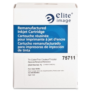 Elite Image 75711 Ink Cartridge, 515 Page Yield, Tri-Color by Elite Image