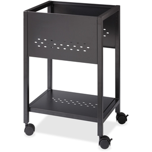 Lorell Furniture 25964 File Cart, 13-1/4"x18"x27", Black by Lorell