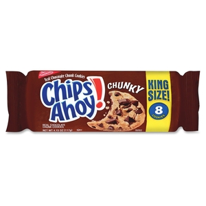 Mondelez International 02954 Chips Ahoy Cookies, 4.15Oz., 8 Per Pack, 6/Bx by Chips Ahoy!