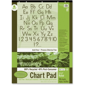 PACON CORPORATION 945710 S.A.V.E Recycled Chart Pads by Pacon