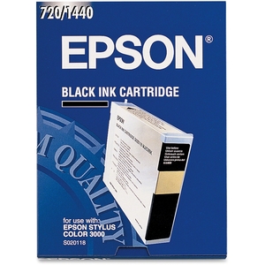 InkJet Cartridge, Stylus Color 3000/5000, Yields 3800 Pg, BK by Epson