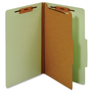 Tops Products PU44 GRE Classification Folder, 1 Partition, Legal, Green by Globe-Weis