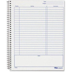 Tops Products 63826 Noteworks&reg Project Planner with Poly Cover, 8-1/2 x 6-3/4, Metallic Gold (TOP63826) by TOPS