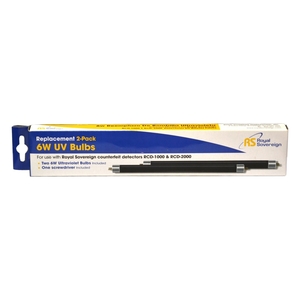 Royal Sovereign International UVB-2PK UV Bulbs, Replacement, 6W, 2/PK, Black by Royal Sovereign