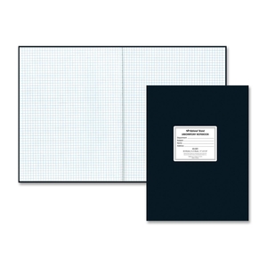 Dominion Blueline, Inc 43591 Lab Notebook,5x5 Squad,60 SH,11"x8-1/2",BK Cvr/WE Paper by Rediform