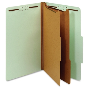 Tops Products 29076R Classification Folders,25pt,2-1/2 Exp,2-Div,Lgl,10/BX,LGN by Globe-Weis