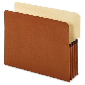 Tops Products 63624 File Pockets, 3-1/2" Exp, Letter, 10/BX, RedRope by Globe-Weis