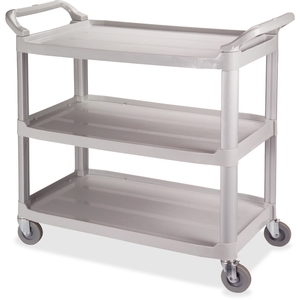 IMPACT PRODUCTS, LLC 7006 3-Cart Bussing Cart, Large, 20"X38"X40", Gray by Impact Products