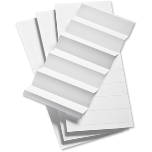 HOUSE OF DOOLITTLE 343 File Folder White Inserts, 1/3 Tab Cut, Blank, 100/ST, WE by Pendaflex