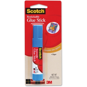 PACON CORPORATION 6307 Small Repositionable Glue Stick, Photo Safe, 0.2 oz, Clear by Scotch