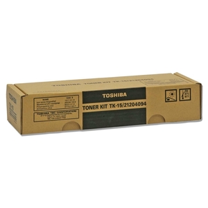 Toshiba TK-15 Toner Cartridge, 3800 Page Yield, Black by Toshiba