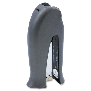 X-Acto 73062 Squeeze Standup Stapler,Half-Strip,12 Sht Capacity, Charcoal by X-Acto