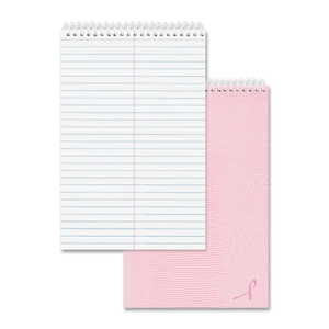 Dominion Blueline, Inc 36647 Pink Ribbon Steno Book,Gregg Ruled,6"x9",60SH/PD,Pink Cvr by Rediform