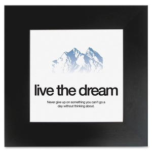 Aurora Products and General Box Co MPDREAM Motivational Poster, Dream, 20"x20", Black by Aurora