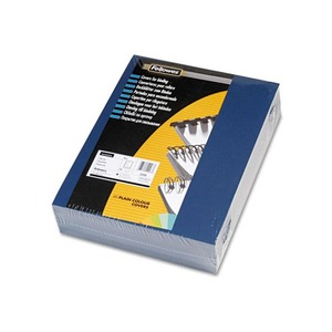 Fellowes, Inc 52098 Linen Texture Binding System Covers, 11 x 8-1/2, Navy, 200/Pack by FELLOWES MFG. CO.