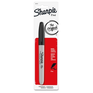 Sanford, L.P. 30101PP Permanent Marker, Fine Point, 1/CD, Black by Sharpie