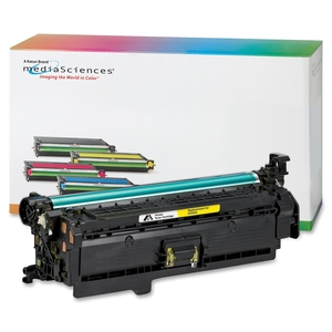 Media Sciences International 40923 Toner Cartridge, 504A, 7000 Page Yield, Yellow by Media Sciences