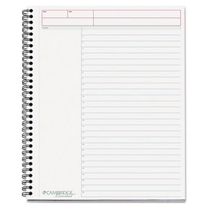 Side-Bound Guided Business Notebook, Action Planner, 8 1/2 x 11, 80 Sheets by MEAD PRODUCTS