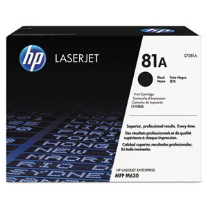 Hewlett-Packard CF281A CF281A (81A) Toner, 10500 Page-Yield, Black by HEWLETT PACKARD COMPANY