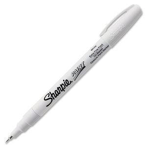 Sanford, L.P. 35531 Paint Markers, Oil Base, Extra Fine, 12/PK, White by Sharpie