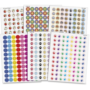 TEACHER CREATED RESOURCES 9029 Mini Stickers Variety Pack by Teacher Created Resources