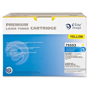 Advantus Corporation 75553 Toner Cartridge, 4,000 Page Yield, Yellow by Elite Image