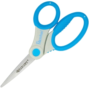 Scissors, w/ Microban, 6" Straight, Assorted Handles by Westcott