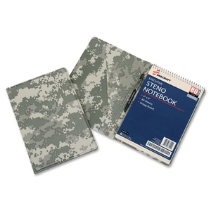 National Industries For the Blind 7510016008651 Steno Pad Holder, 6-1/2"x9-1/2", Camouflage by SKILCRAFT