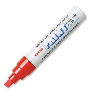 Sanford, L.P. 63732 Uni-paint Marker, Broad Tip, Red by Uni-Ball