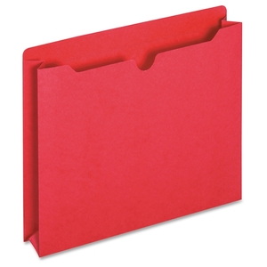 Tops Products B3043DTRED Top Tab File Jackets, 11pt, 2" Exp, 400Shts, Ltr, 50/BX, RD by Globe-Weis