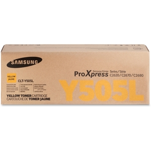 Samsung CLTY505L Toner Cartridge, F/C2620Dw, 3500 Page Yield, Yellow by Samsung