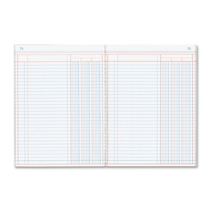 Dominion Blueline, Inc 56303 Single Page Book, 3 Column, 80 Pages, 7"x9-1/4", Blue by Rediform