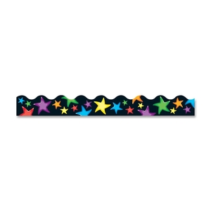 TREND ENTERPRISES, INC. T-92322 Trimmers, Gel Stars, 2-1/4"x39', Multi by Trend