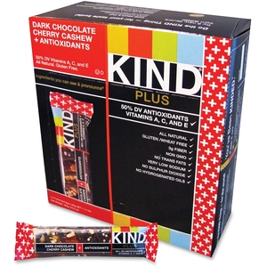 KIND Healthy Snacks 17250 Dark Chocolate/Cherry/Cashew Bar, 1.4oz., 12/BX by KIND