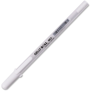 Sakura Color Products of America, Inc 37819 Rollerball Gel Pen, Medium Point, White by Sakura of America