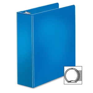 Tops Products 72742 Round Ring Binder, w/ 2 Pockets, 3" Capacity, Blue by Cardinal