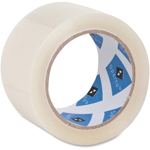 Sparco Products 64010PK Packaging Tape Roll, 3" Core, 3.0 mil, 2"x55 Yds, 6RL/PK by Sparco