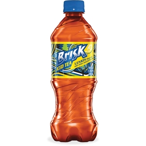 PepsiCo, Inc 69294 Brisk Iced Tea, Plastic, 20Oz., 24/Ct, Blue/Yellow by Brisk