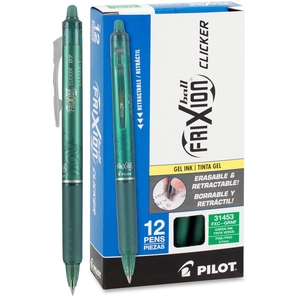 Pilot Corporation 31453 Gel Pen,w/Rubber Grip,Fine Point,Green Barrel/Ink by Pilot