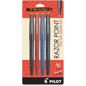 Pilot Corporation 11045 Pen,Razorpointt 4Pk Asst. by Razor Point