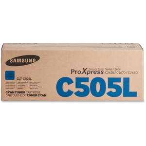 Samsung CLTC505L Toner Cartridge, F/C2620Dw, 3500 Page Yield, Cyan by Samsung