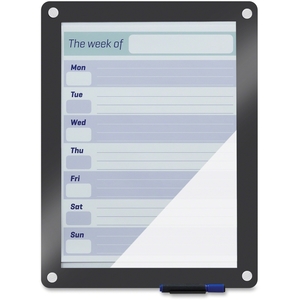 ICEBERG ENTERPRISES, LLC 31131 Custom Print Glass Dry Erase Board 18.5X24.5, Gray Border by Iceberg