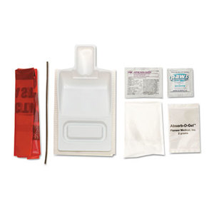 Medline Industries, Inc MPH17CE210 Biohazard Fluid Clean-Up Kit, 7 Pieces, Synthetic-Fabric Bag by MEDLINE INDUSTRIES, INC. DISCONTINUED