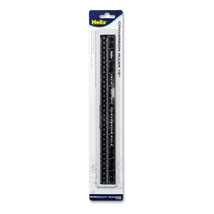 Conversion Ruler, 12", Black by Helix